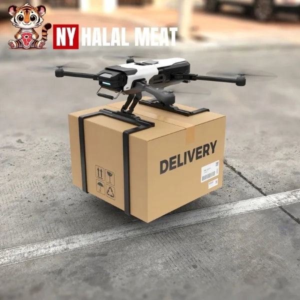 Meat Delivery: Drone Drops and Autonomous Vehicles